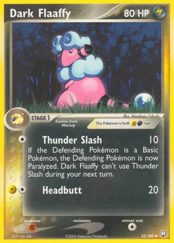 Dark Flaaffy Team Rocket Returns 33