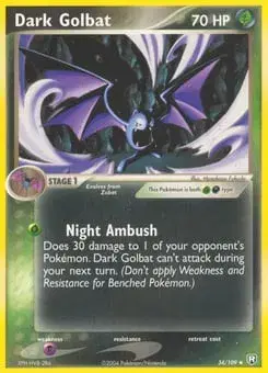 Dark Golbat Team Rocket Returns