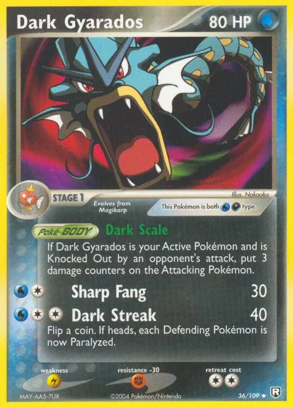Dark Gyarados Team Rocket Returns 36