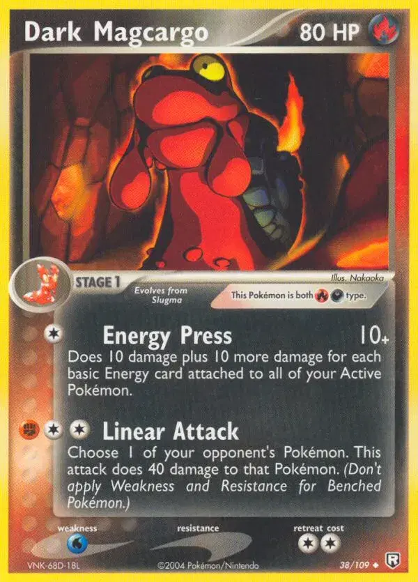 Dark Magcargo Team Rocket Returns 38