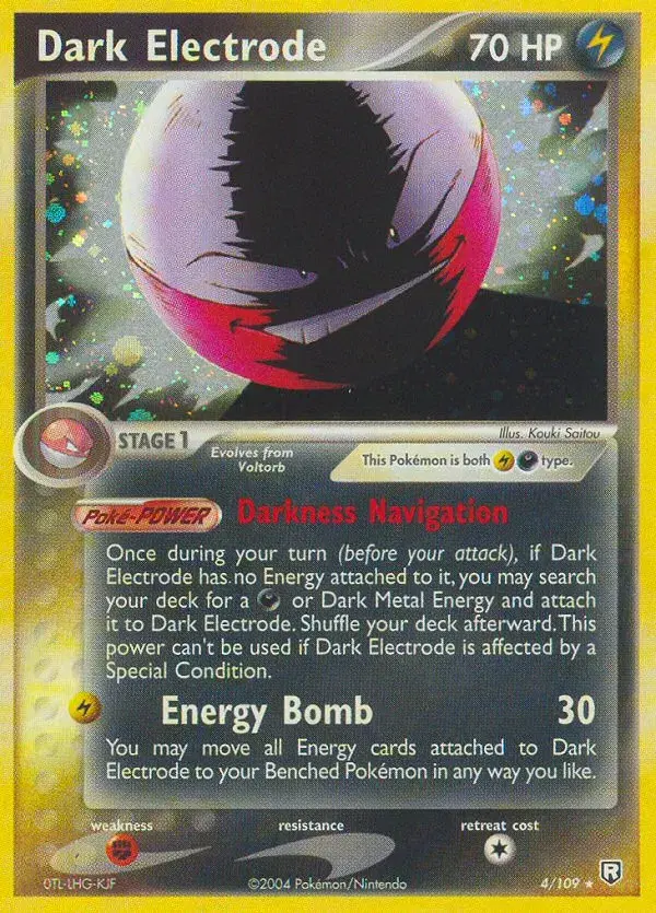 Dark Electrode Team Rocket Returns 4