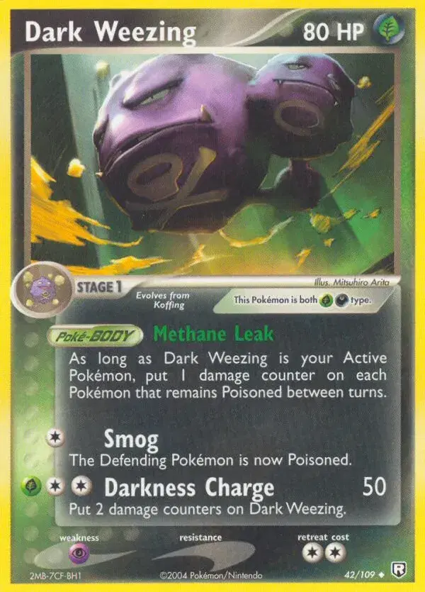 Dark Weezing Team Rocket Returns 42