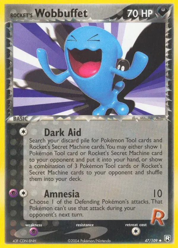 Rocket's Wobbuffet Team Rocket Returns 47
