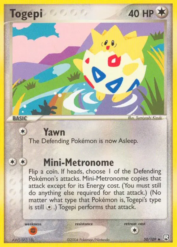 Togepi Team Rocket Returns 50