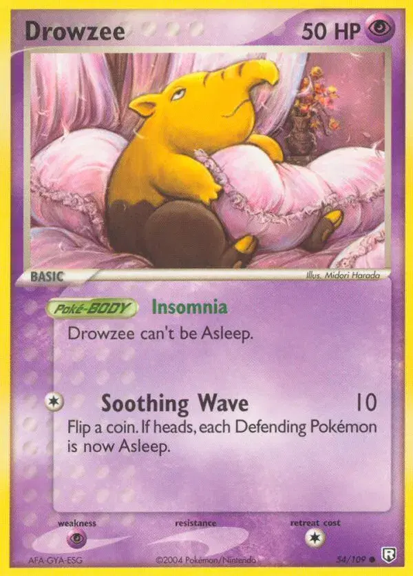 Drowzee Team Rocket Returns 54