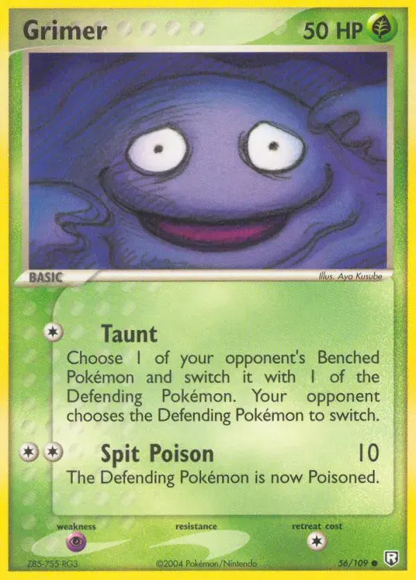 Grimer Team Rocket Returns 56