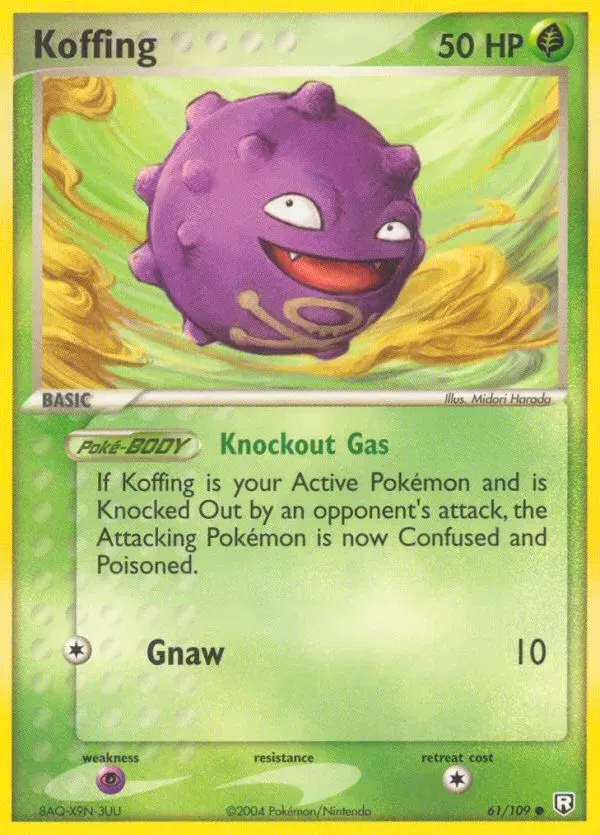 Koffing Team Rocket Returns 61
