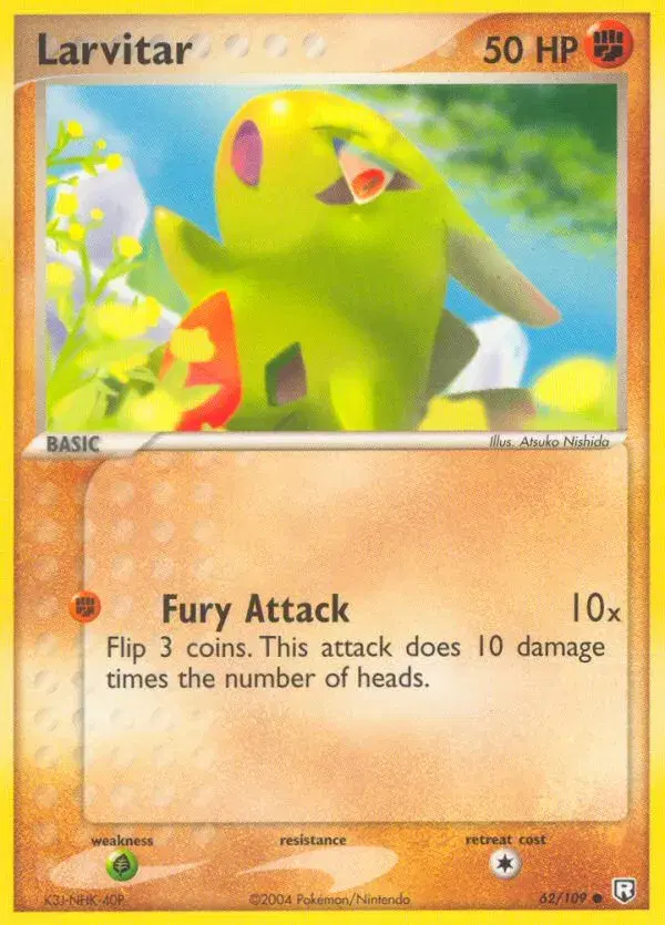 Larvitar Team Rocket Returns 62