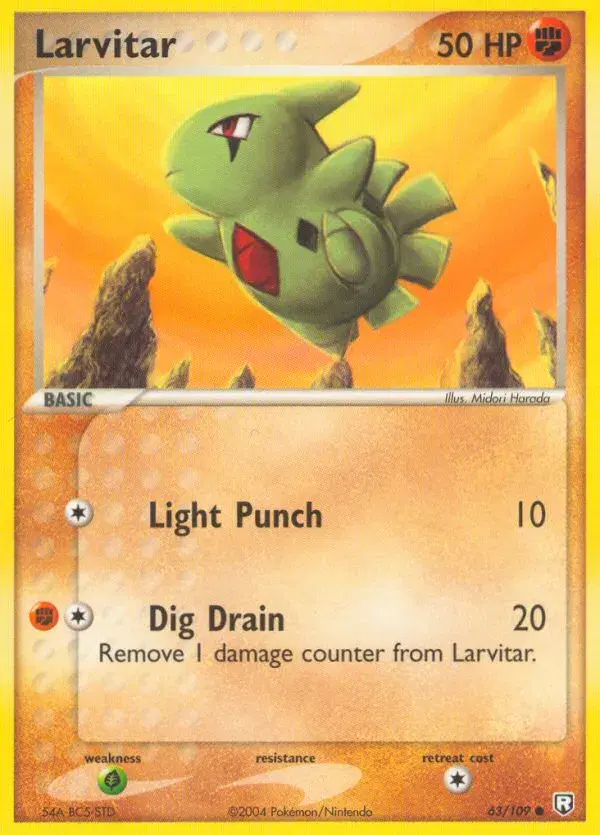 Larvitar Team Rocket Returns 63