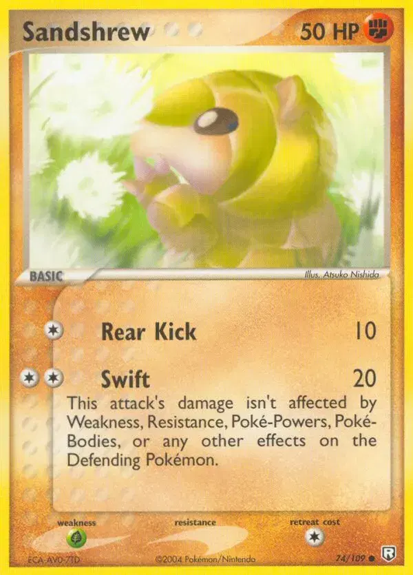 Sandshrew Team Rocket Returns 74