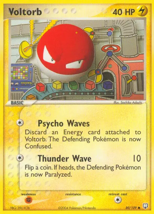 Voltorb Team Rocket Returns 80
