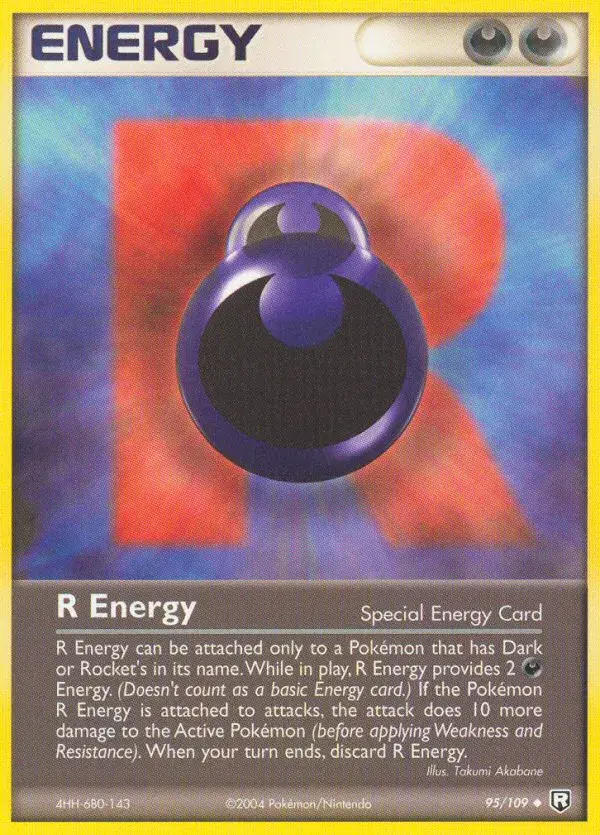 R Energy Team Rocket Returns 95