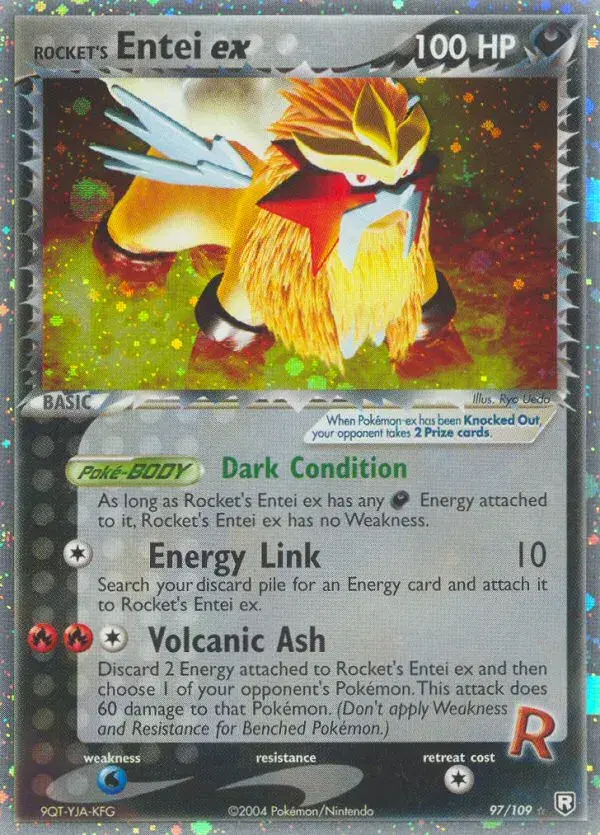 Rocket's Entei ex Team Rocket Returns 97