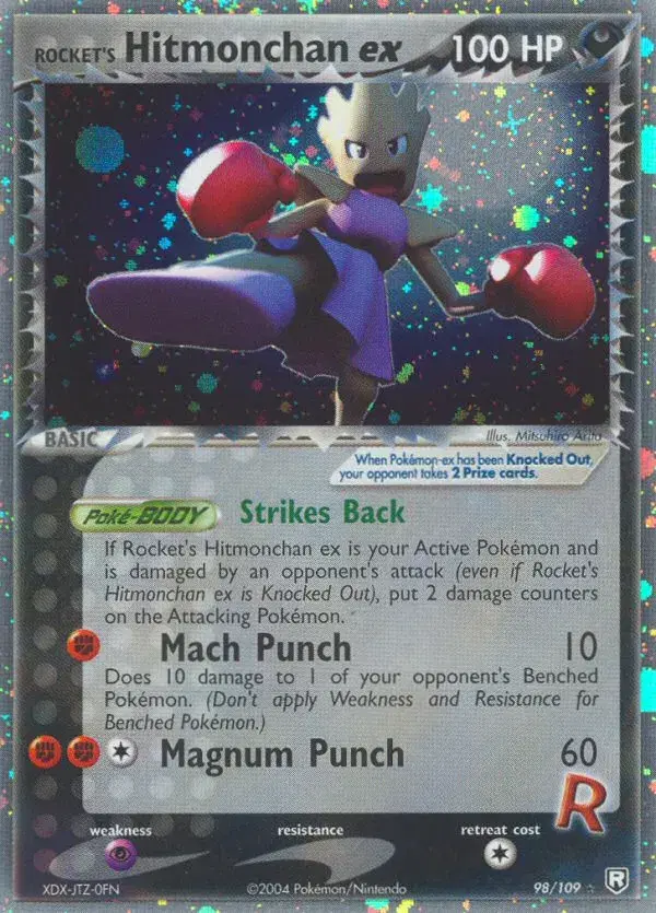 Rocket's Hitmonchan ex Team Rocket Returns 98