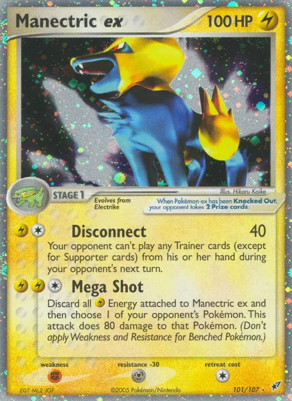 Manectric ex Deoxys 101
