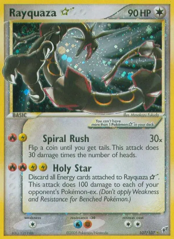 Rayquaza ☆ Deoxys 107