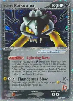 Rocket's Raikou ex Deoxys
