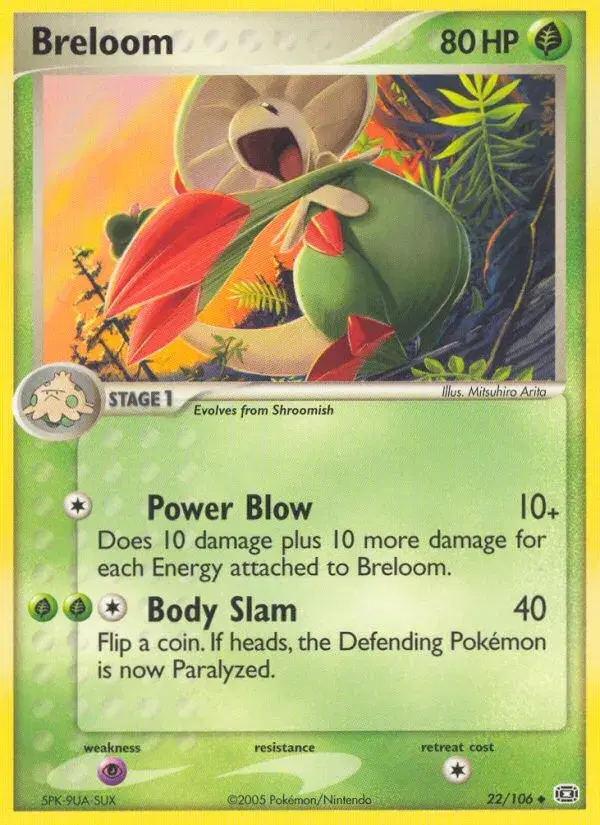 Breloom Emerald 22