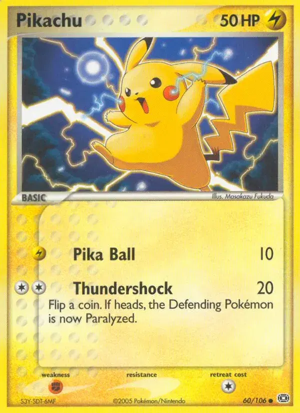 Pikachu Emerald 60