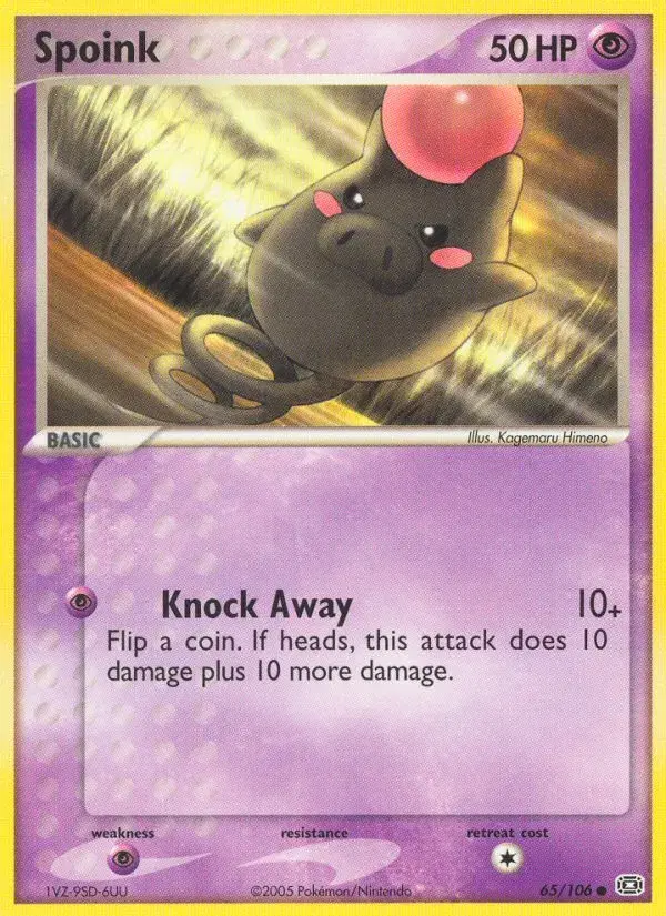 Spoink Emerald 65