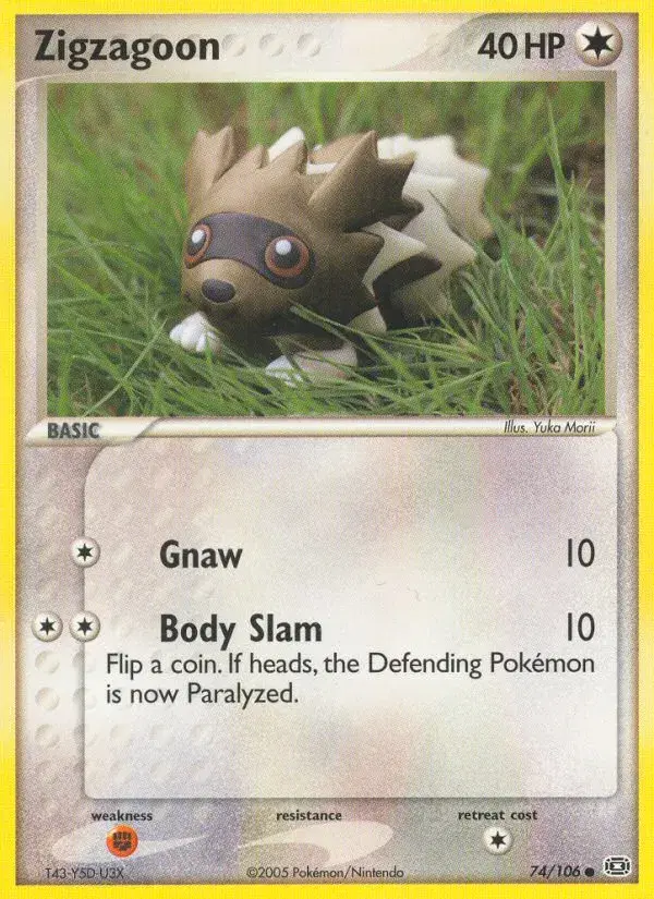 Zigzagoon Emerald 74