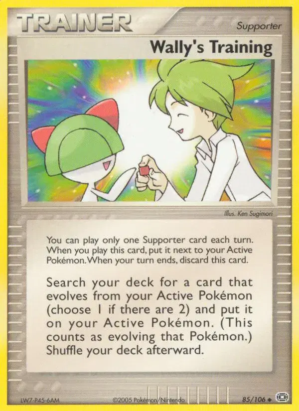 Wally's Training Emerald 85