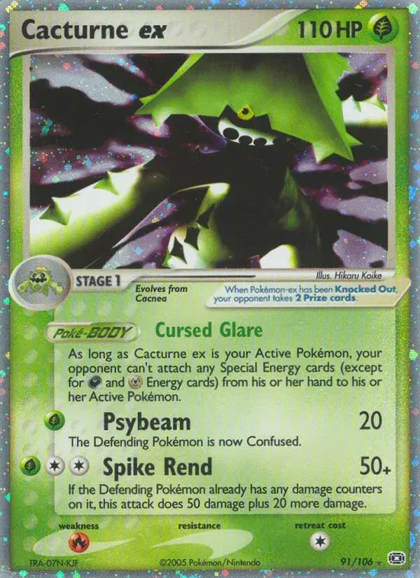 Cacturne ex Emerald 91