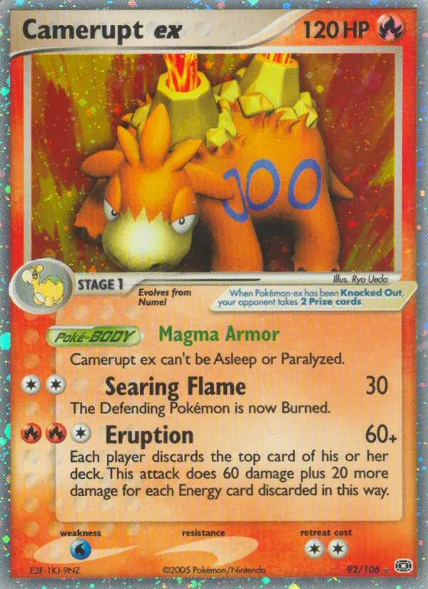 Camerupt ex Emerald 92