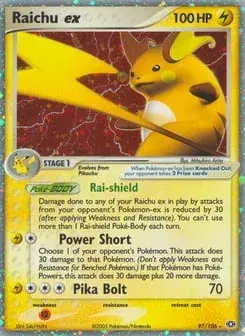 Raichu ex Emerald