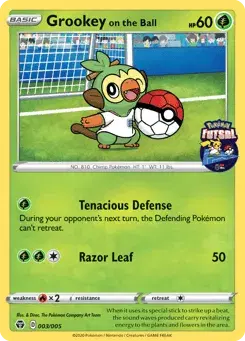 Grookey on the Ball Pokémon Futsal Collection