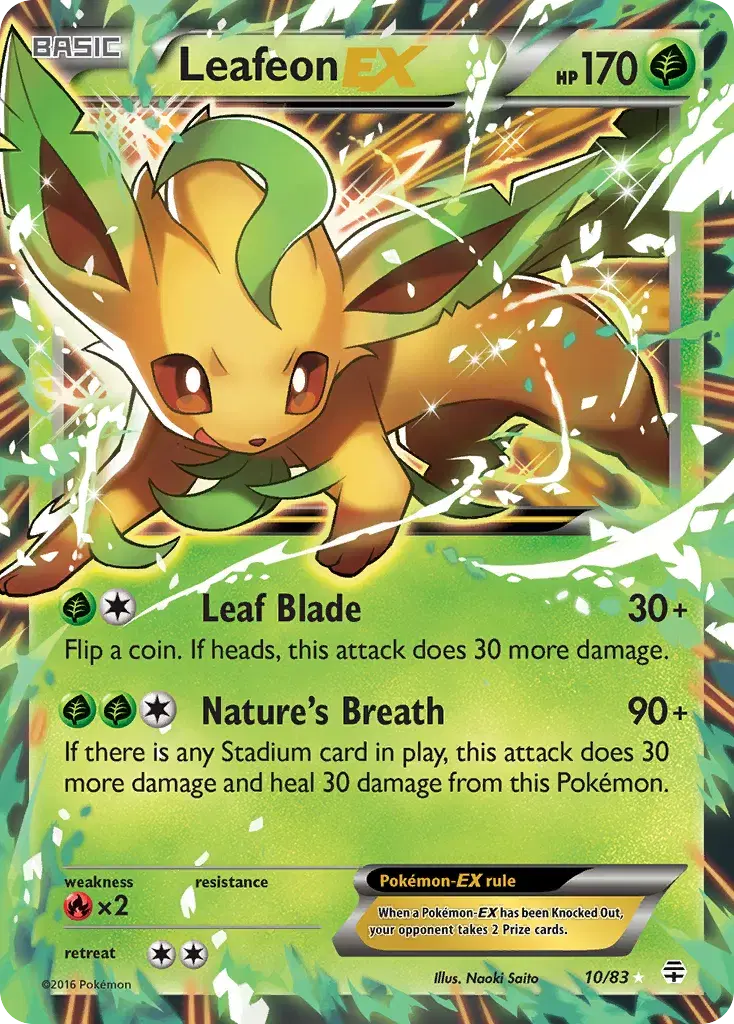 Leafeon-EX Generations 10