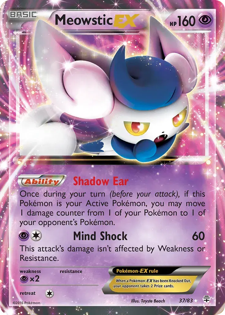 Meowstic-EX Generations 37