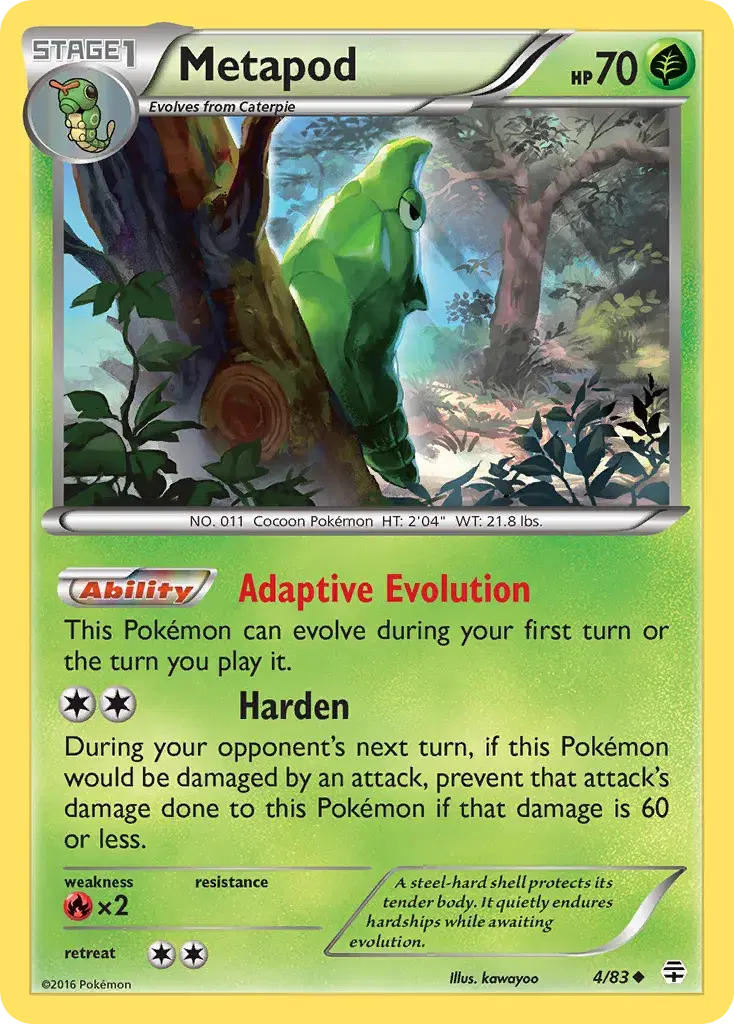 Metapod Generations 4