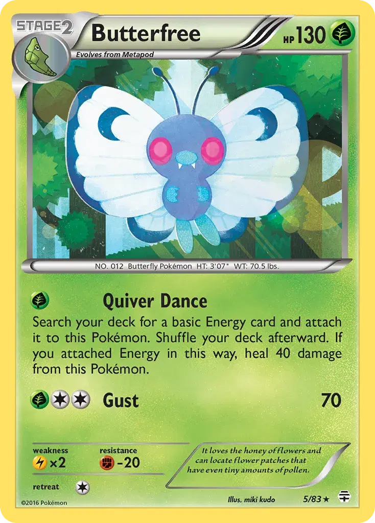 Butterfree Generations 5