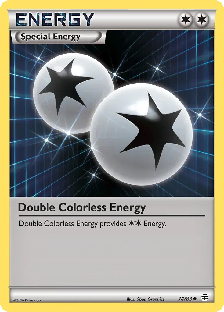 Double Colorless Energy Generations 74