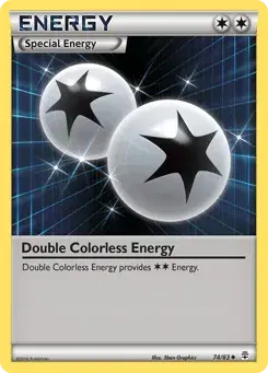 Double Colorless Energy Generations