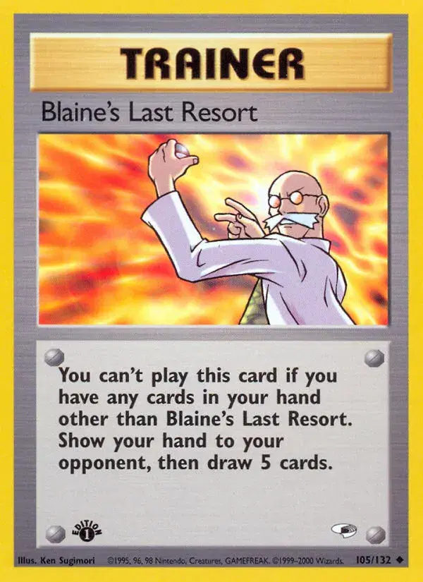 Blaine's Last Resort Gym Heroes 105
