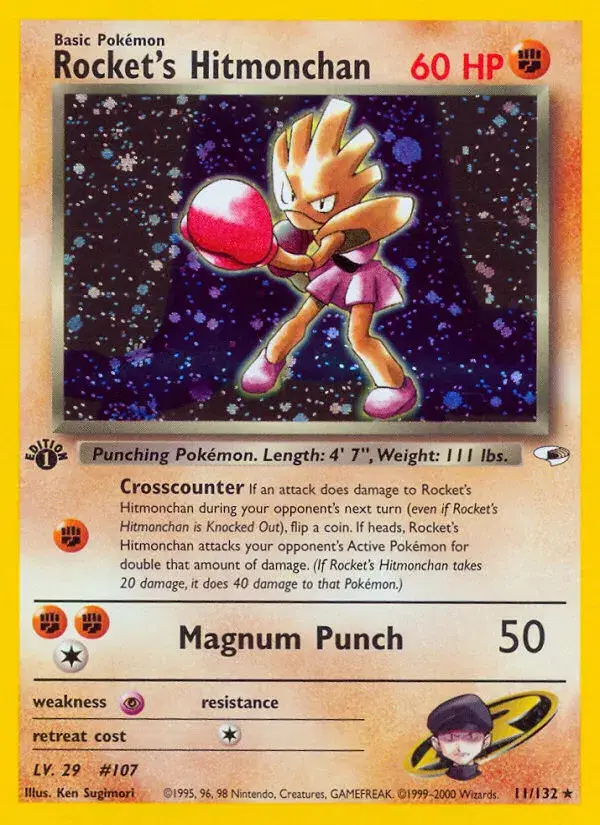 Rocket's Hitmonchan Gym Heroes 11