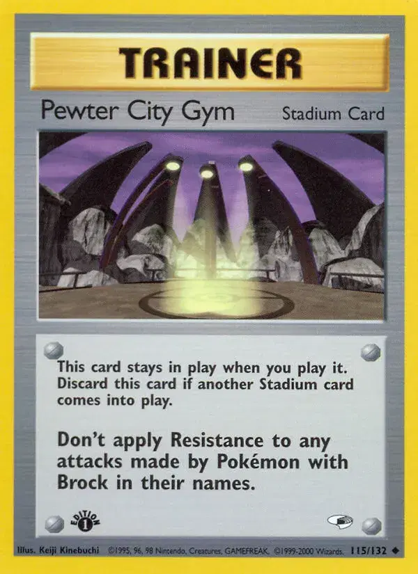 Pewter City Gym Gym Heroes 115