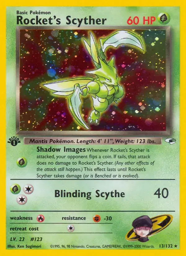 Rocket's Scyther Gym Heroes 13
