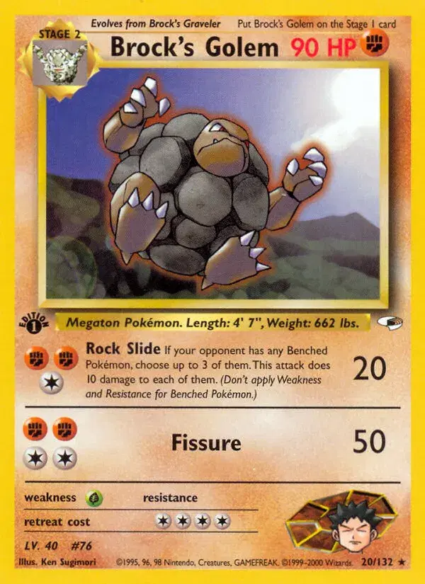Brock's Golem Gym Heroes 20