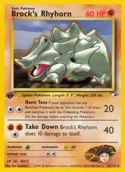 Brock's Rhyhorn Gym Heroes
