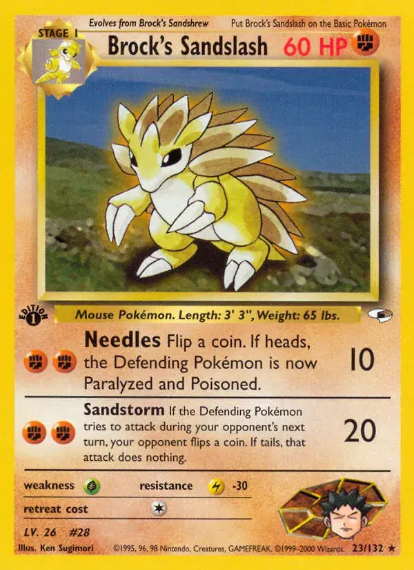 Brock's Sandslash Gym Heroes 23