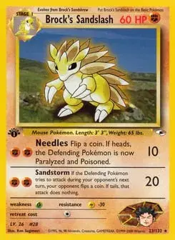 Brock's Sandslash Gym Heroes