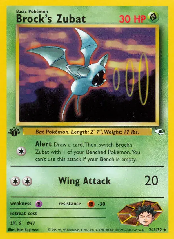 Brock's Zubat Gym Heroes 24
