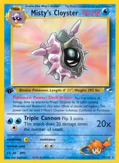 Misty's Cloyster Gym Heroes