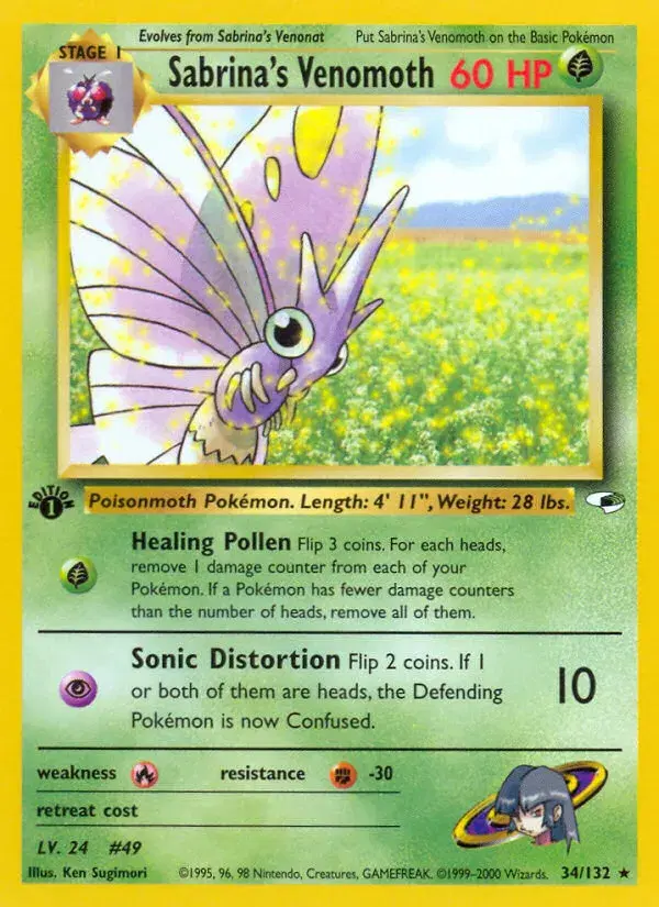 Sabrina's Venomoth Gym Heroes 34