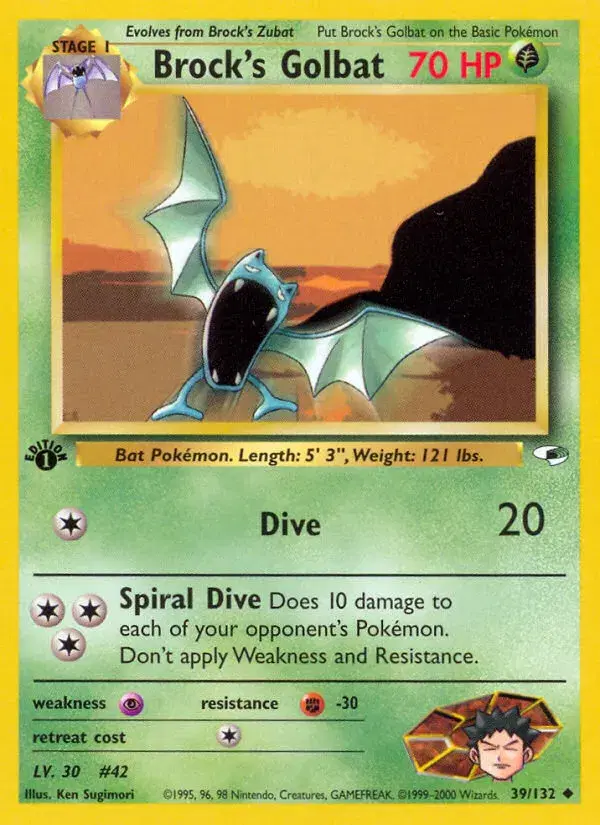 Brock's Golbat Gym Heroes 39