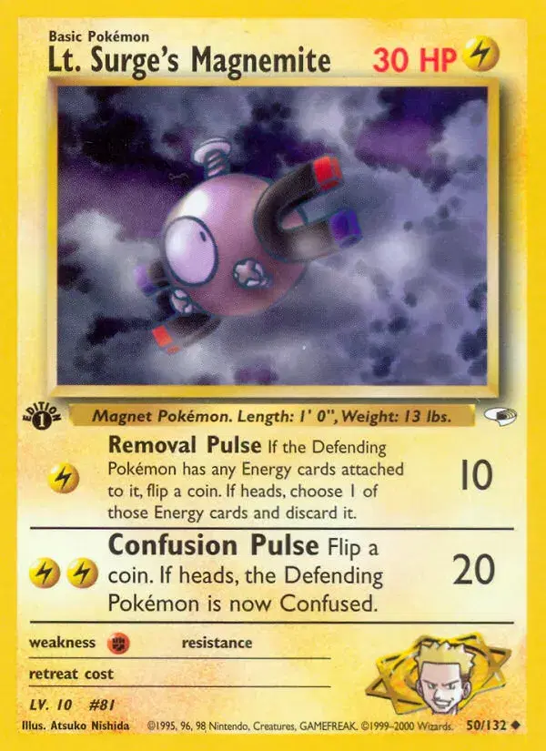 Lt. Surge's Magnemite Gym Heroes 50