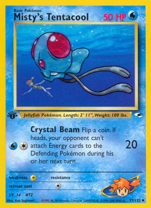 Misty's Tentacool Gym Heroes 57